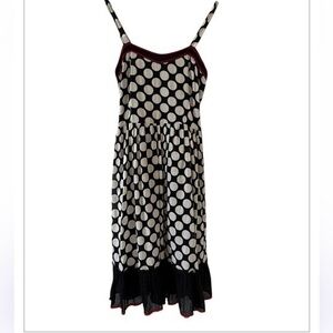 Vintage Y2K Funky People Polka Dot Rockabilly Retro Cotton Dress Size M